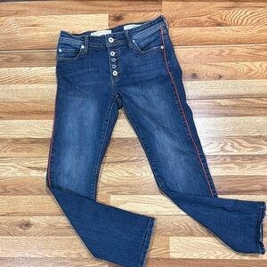 Blue Straight Leg Jeans with Classic Denim Style